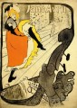 Jane Avril postimpresionista Henri de Toulouse Lautrec